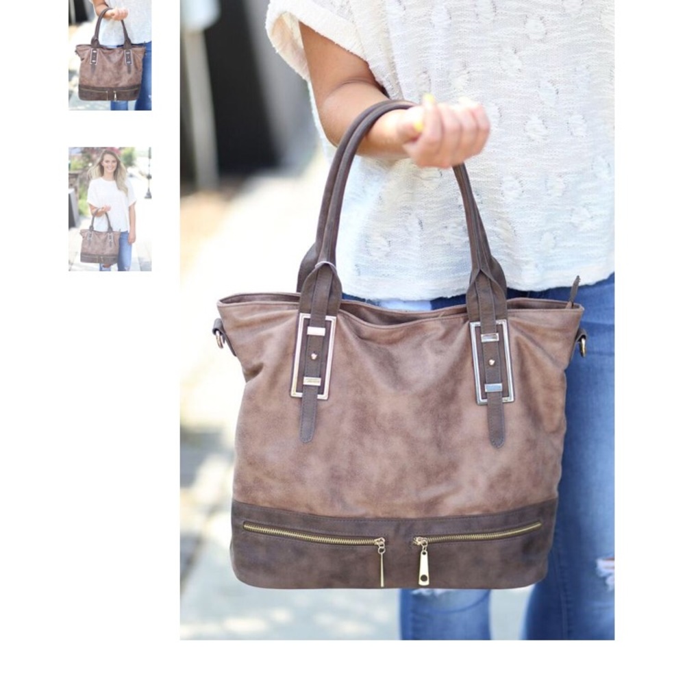 Two tone tote